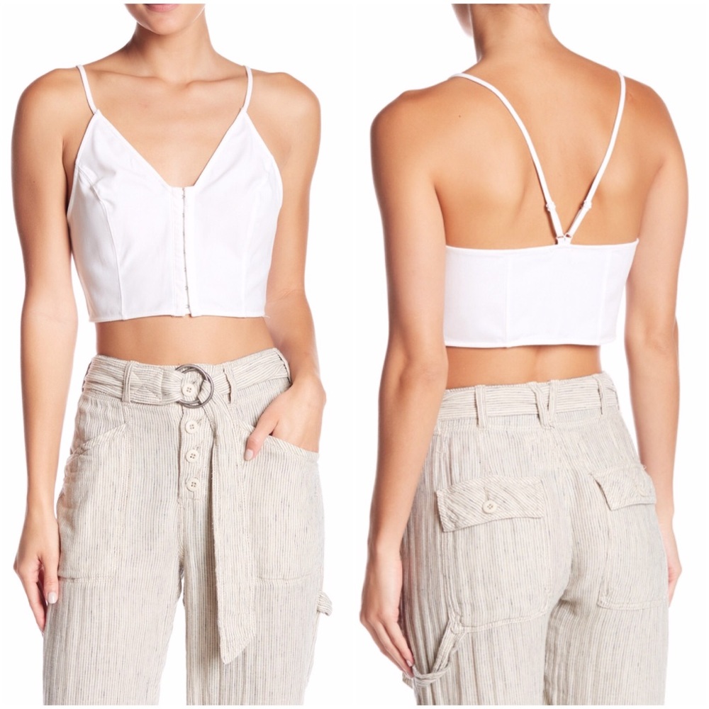 FREE PEOPLE // White Cami/Vest